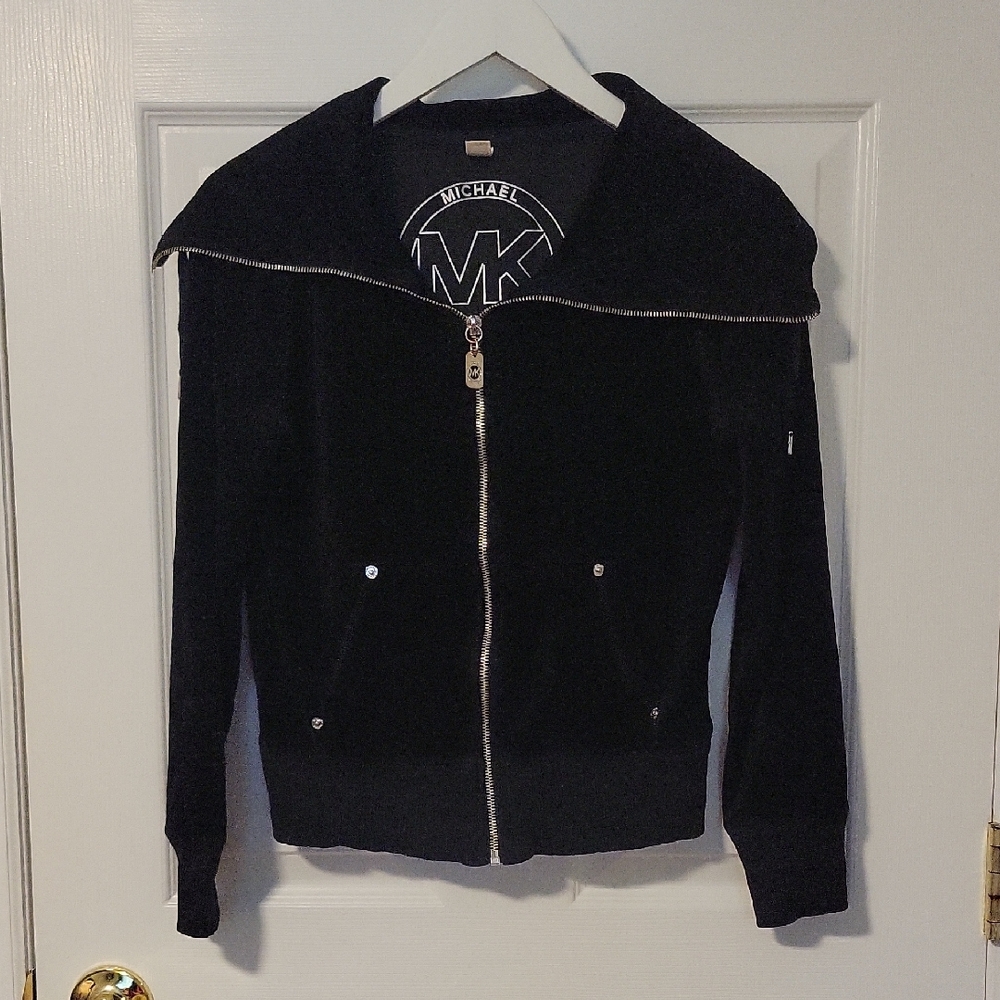 Michael Kors Black Bomber Jacket